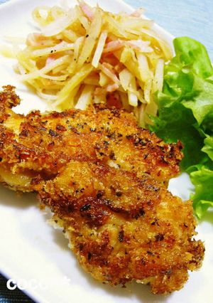 レモンでもみもみ☆鶏もも肉のパン粉焼き-レシピのメイン写真