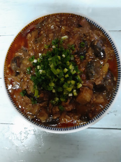 ナス甘味噌挽肉コラボ煮びたし-レシピのメイン写真