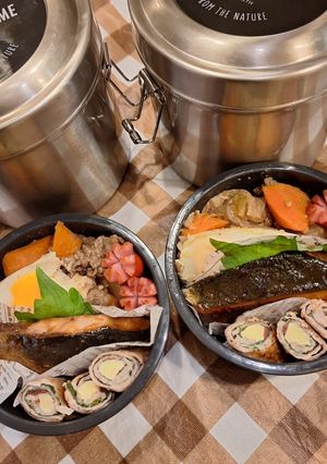 高1男子とパパの弁当241120-レシピのメイン写真