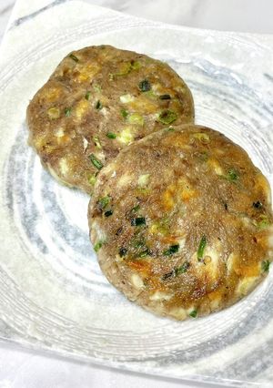サバ缶のネギチーズおやき-レシピのメイン写真
