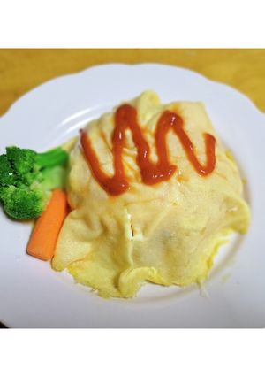 ズボラなシンプルオムライス-レシピのメイン写真