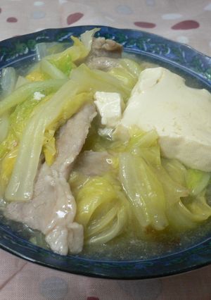 白菜と豚肉のオイスターソース煮-レシピのメイン写真