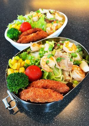 高校生弁当2023 5月26塩焼きそば-レシピのメイン写真