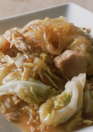 戻し不要★10分夕食★ツナのキャベツ春雨-レシピのメイン写真