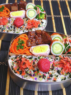 【お弁当レシピ】照り焼きサイコロバーグ-レシピのメイン写真