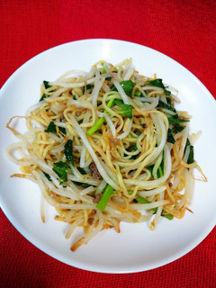 明日葉でアジアンチックな焼きそば-レシピのメイン写真
