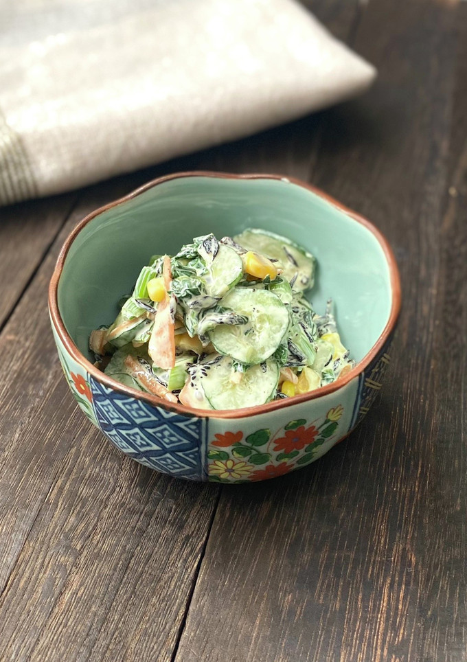 ひじきと野菜の中華風マヨサラダ-レシピのメイン写真