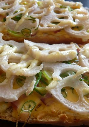 れんこんのタルティーヌ☆-レシピのメイン写真