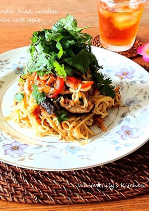 夏の元気ランチ☀パクチーたっぷり焼きそば-レシピのメイン写真