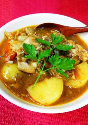コラーゲンたっぷりホロホロチキンカレー-レシピのメイン写真