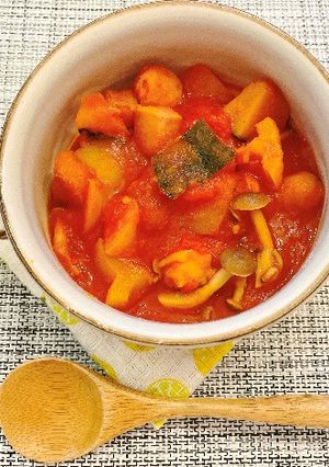 レンジで簡単！野菜たっぷりラタトゥイユ-レシピのメイン写真