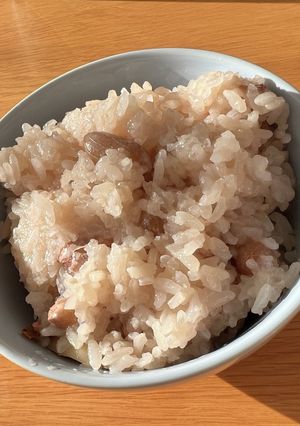 祖母直伝！小豆を使わない＊落花生のお赤飯-レシピのメイン写真