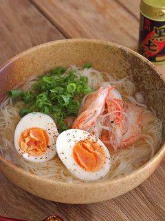 鶏だし冷やしそうめん-レシピのメイン写真