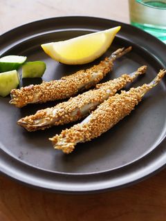 アレンジに☆ししゃものごま焼き♪-レシピのメイン写真