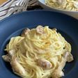 肉なしでも大満足!長芋カルボナーラ