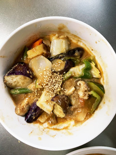 根菜茄子生姜さっぱり洋風ポン酢野菜炒め-レシピのメイン写真