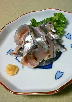 旬の味♪コイワシのさしみ-レシピのメイン写真