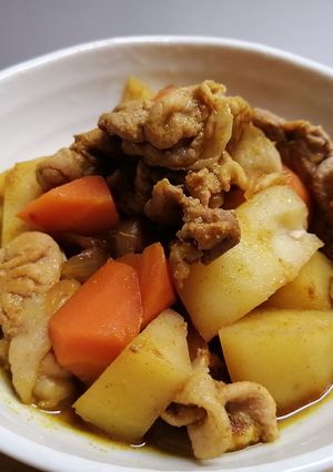 豚肉じゃが（カレー風味）-レシピのメイン写真