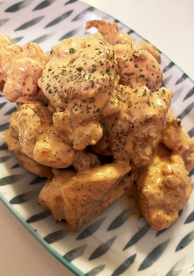 唐揚げ風ピリ辛マヨソース和え-レシピのメイン写真