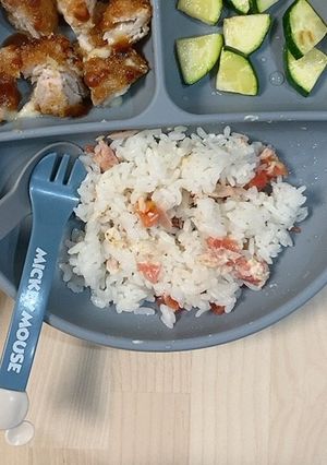 離乳食後期、完了期 魔法のトマトツナご飯-レシピのメイン写真
