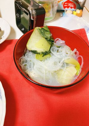 干し貝柱と春雨のスープ-レシピのメイン写真