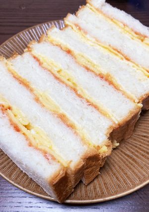 薄焼き卵のサンドイッチ-レシピのメイン写真