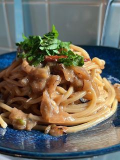 玉ねぎのパスタ-レシピのメイン写真