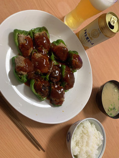 至高を超えたピーマンの肉詰め-レシピのメイン写真
