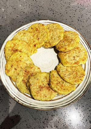 離乳食掴み食べ　本格お好み焼き　-レシピのメイン写真