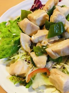 鶏肉とピーマンのあっさりワサビ炒め-レシピのメイン写真