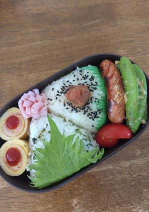 JK☆おにぎり2個弁当♪-レシピのメイン写真