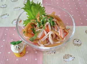 ♡味付けメンマとカニカマのおつまみ♡-レシピのメイン写真