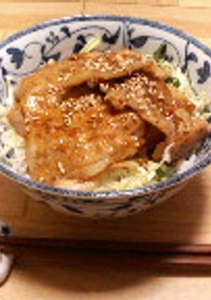 お腹が減ったら！！豚丼-レシピのメイン写真