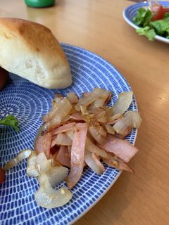新玉ねぎとハムのチーズいため-レシピのメイン写真