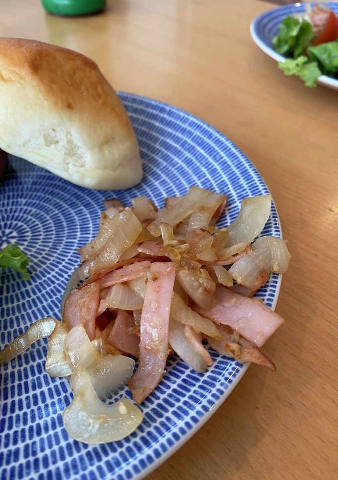 新玉ねぎとハムのチーズいため-レシピのメイン写真