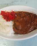 牛カルビ鶏もも肉スパイスカレー