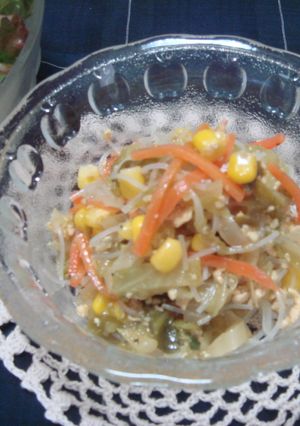 ＊鶏ひき肉で・そぼろ和え（カレー味）＊-レシピのメイン写真