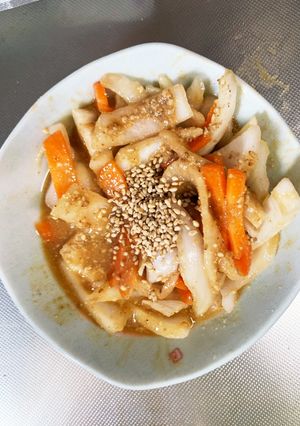 お一人様☆紅白洋風きな粉でコク旨マリネ風-レシピのメイン写真