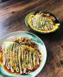 薄焼き卵で焼きそばが豪華に！オムそば♪