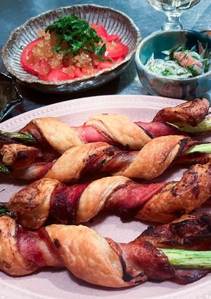 アスパラのパイ焼き-レシピのメイン写真