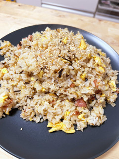 簡単☆白だしで味付け☆ごま昆布の玉子炒飯-レシピのメイン写真