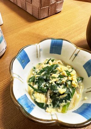 優しい味。ニラの卵とじ-レシピのメイン写真