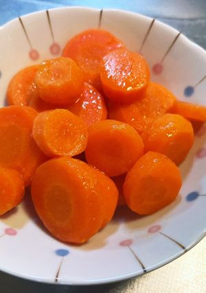 超楽々　レンジでにんじんグラッセ作ります-レシピのメイン写真