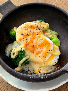 ☆ブロッコリーと卵のマヨチーズ焼き☆-レシピのメイン写真