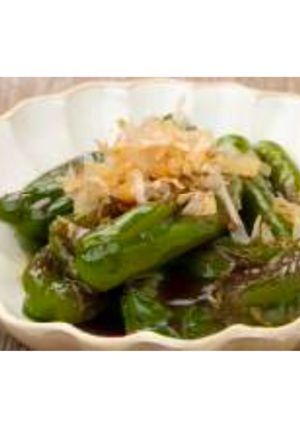 ピーマンの梅肉ごま糀炒め煮-レシピのメイン写真