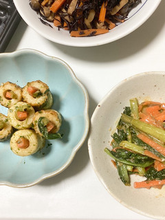 ちくわと人参と青菜の醤油マヨ-レシピのメイン写真