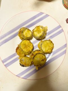 簡単!ナスとチーズの挟み揚げ天ぷら♪-レシピのメイン写真