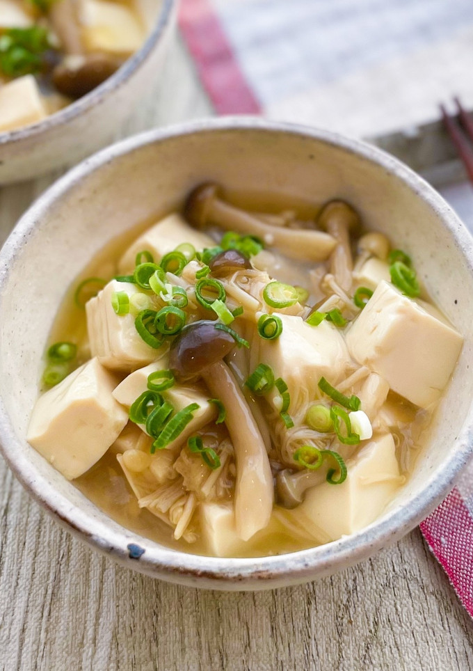 豆腐ときのこの白だし煮♩-レシピのメイン写真