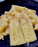 真竹の炒め煮〜高血圧、動脈硬化、大腸癌に