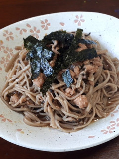 ツナと塩昆布の混ぜ蕎麦-レシピのメイン写真